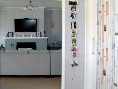 Rebecca and Sean swap 70s beige for bold colour Rebecca and Sean swap 70s beige for bold colour