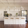 kitchen, white, bungalow, renovating a bungalow, bungalow renovation, white kitchen, resene merino