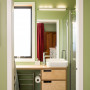 ensuite design, ensuite inspiration, ensuite ideas, green bathroom ideas, green interior ideas
