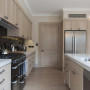 Kitchen, oak cabinets, warm white, paint, Resene Colorwood Whitewash, interior 