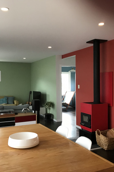 Lisa Maria and Paul’s electric Kapiti Coast home