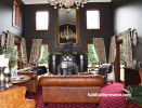 black, living room, lounge, resene black magic, castle