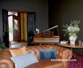 black, living room, lounge, resene black magic, castle