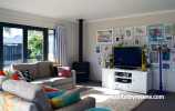 lounge, living room, white paint, white living room, kitchen tiles, resene tea, kitchens, renovation