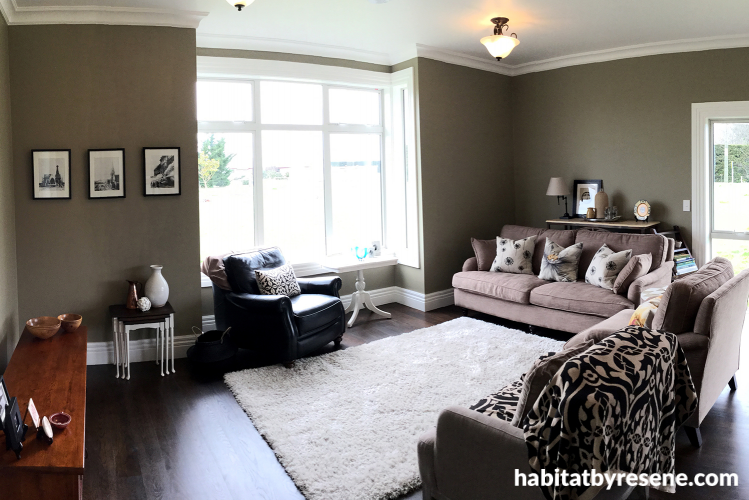 living room, olive, green, lounge