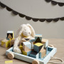 play blocks, blocks trolley, painted blocks, children's blocks, nursery, diy toys