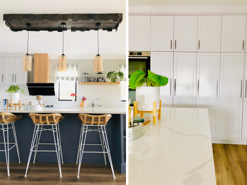 kitchen inspiration, kitchen ideas, kitchen design, interior inspiration, blue kitchen island