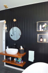 Natalie and Dan’s modern, monochromatic Waikato build