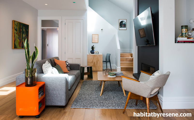 Marley, grey, living room, lounge, modern, contemporary, villa