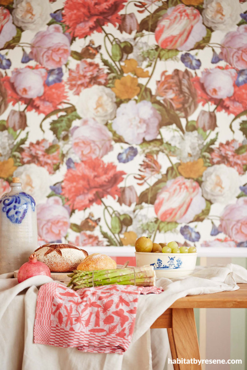 wallpaper, pattern, interior trends, floral