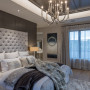 master bedroom, neutral bedroom, neutral master bedroom, grey feature wall, grey bedroom