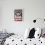 kids bedroom ideas, kids bedroom inspiration, white bedroom ideas, black and white bedroom