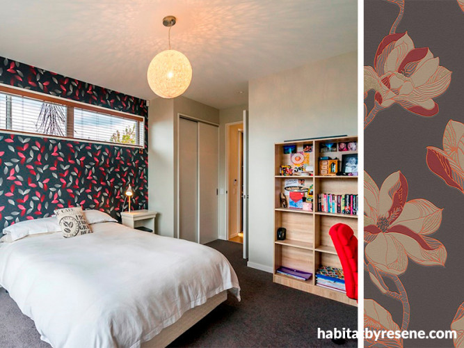 kids bedroom ideas, kids bedroom inspiration, wallpaper ideas, wallpaper inspiration, feature wall