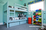 Childs room, gender neutral,blue, bunk beds, paint ideas