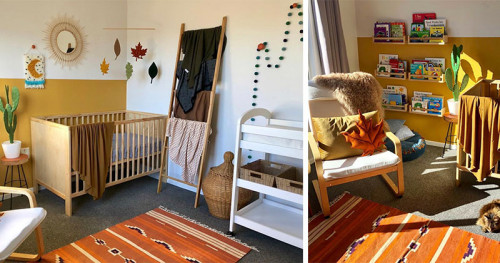 nursery, childrens bedroom, kids bedroom, mustard nursery, gold nursery, yellow nursery
