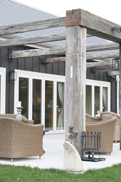 Rick and Carolyn’s elegantly grand ‘barn’