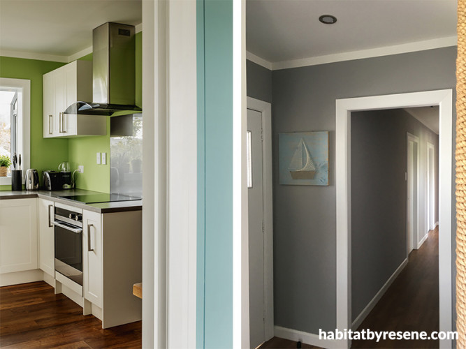 kitchen inspiration, kitchen ideas, kitchen design, green kitchen inspiration, grey interior ideas