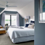 blue, bedroom, master bedroom, blue bedroom, blue master bedroom, contemporary, modern bedroom