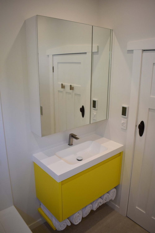 Yellow And Black Bathroom Ideas - Yellow Bathroom Large And Beautiful ...