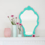 diy, upcycle, green, mirror, vintage