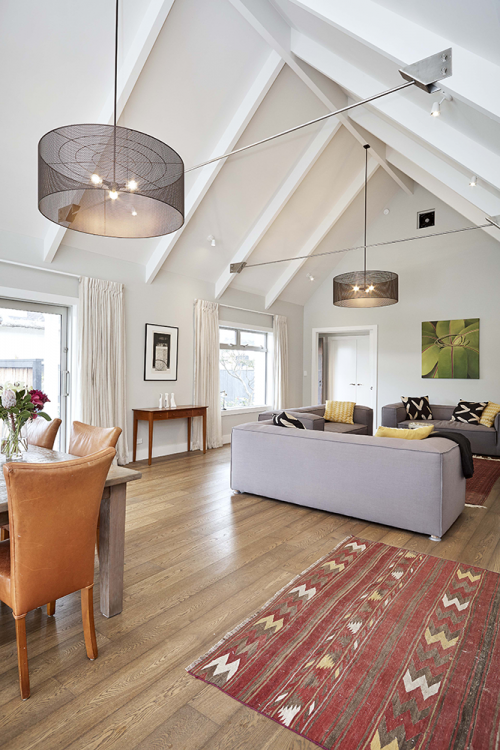 Living room, lounge, white paint, interior, modern home, seaside house, beach house, ceiling