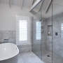 white, bathroom, ensuite, paint ideas, paint and mould