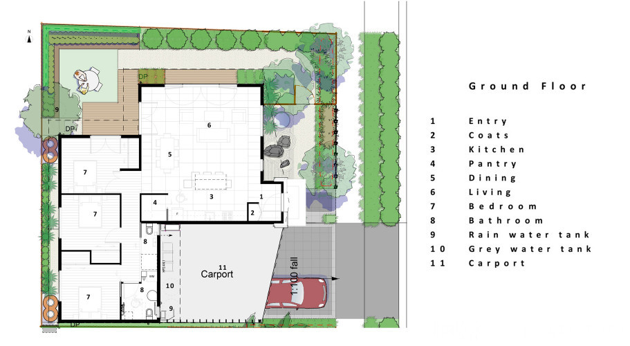House design, Christchurch home, architect, site plan, Homestar, house plan
