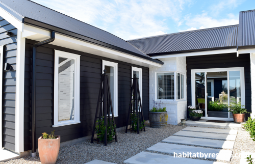 exterior, black, neutrals, block colour