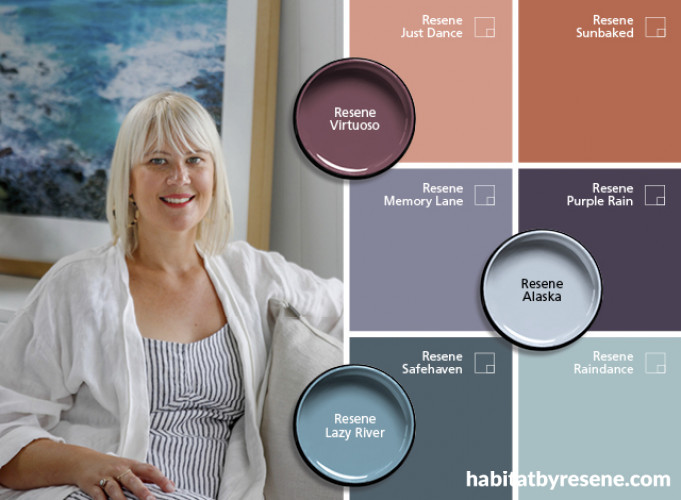 stylist, Resene The Range fashion fandeck 20, colour trends, amber armitage, blush tones, blue