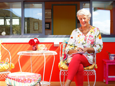 Sharon crafts a colourful haven for two Sharon crafts a colourful haven for two