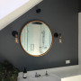 bathroom, grey bathroom, bathroom feature wall, grey feature wall, grey ensuite, ensuite