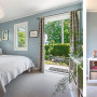 bedroom, grey bedroom, blue bedroom, blue and white bedroom, blue interior inspiration