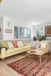 A balance between warm and cool brought this coastal charmer to life