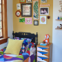 children, mustard, kids, bedroom, paint ideas, painted furniture