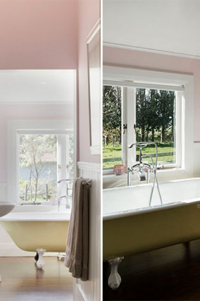 A pair of heritage bathrooms clean up nicely A pair of heritage bathrooms clean up nicely