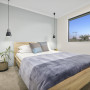grey and green, grey green, green bedrooms, grey bedrooms, green feature wall, green feature walls