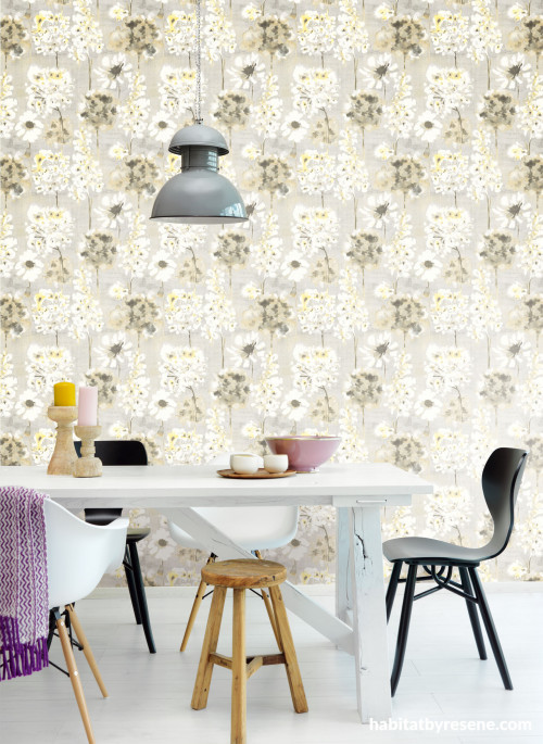 wallpaper trends, floral, feature wall