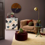 purple living room