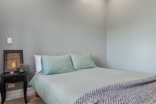 soft green bedroom