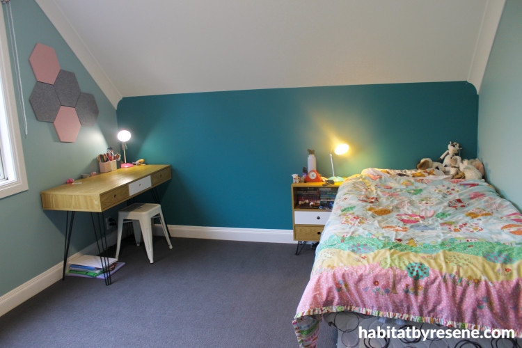 Kids bedroom, Green Bedroom, Resene Paint, Resene Ming