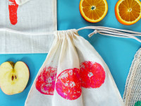Make your own colourful produce bags