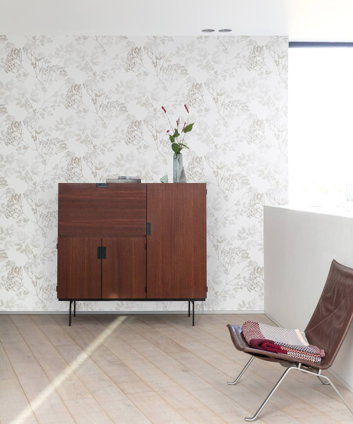 sideboard inspiration, sideboard decorating, wallpaper decorating, decorating with wallpaper, Resene