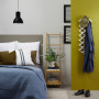bedroom inspiration, green bedroom , green and blue decor, decorating with green, decorating with blue, Resene 