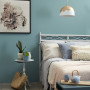 Blue Bedroom, Restful Colours, Resene, Calm Interiors, Blue Grey,