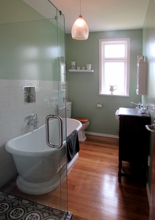 Bathroom Renovation, Green Bathroom, Pastel Bathroom, Freestanding Bath