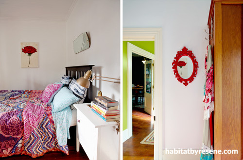 bedroom inspo, pink and white bedroom, guest room inspiration, decorating, Resene