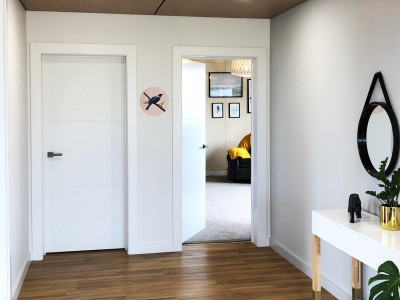 This striking Alexandra home makes a case for blue ceilings