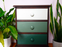 Give your bedside drawers an ombre update