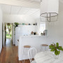 white kitchen, entirely white home, white home, white interiors, decorating with white, Resene 