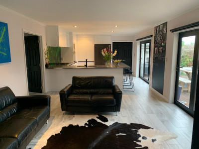 Phil and Emma’s revamped home is a minimalist’s paradise, with one bold twist. Phil and Emma’s revamped home is a minimalist’s paradise, with one bold twist.